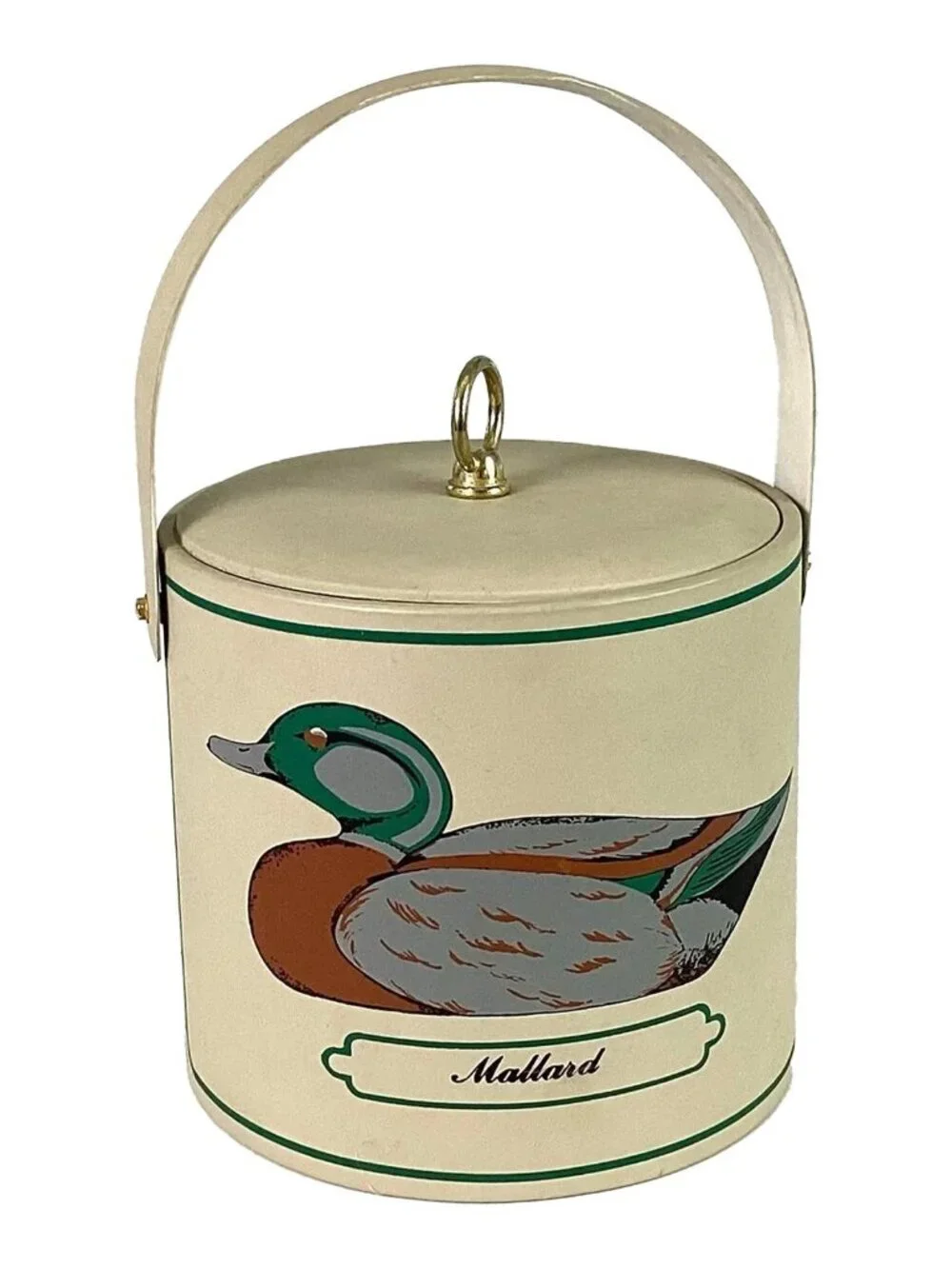 George Briard * Vintage Mallard Duck Ice Bucket - Mid Century Modern 70
